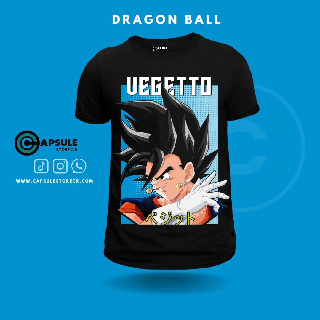 CAMISETA VEGETTO-DRAGON BALL