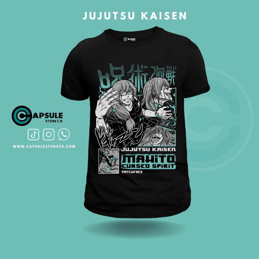 CAMISETA MAHITO-JUJUTSU KAISEN