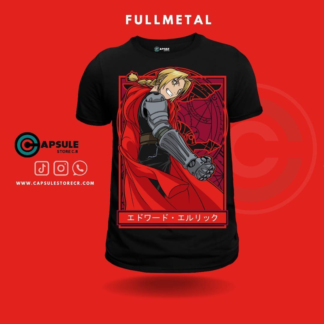 CAMISETA EDWARD-FULLMETAL ALCHEMIST