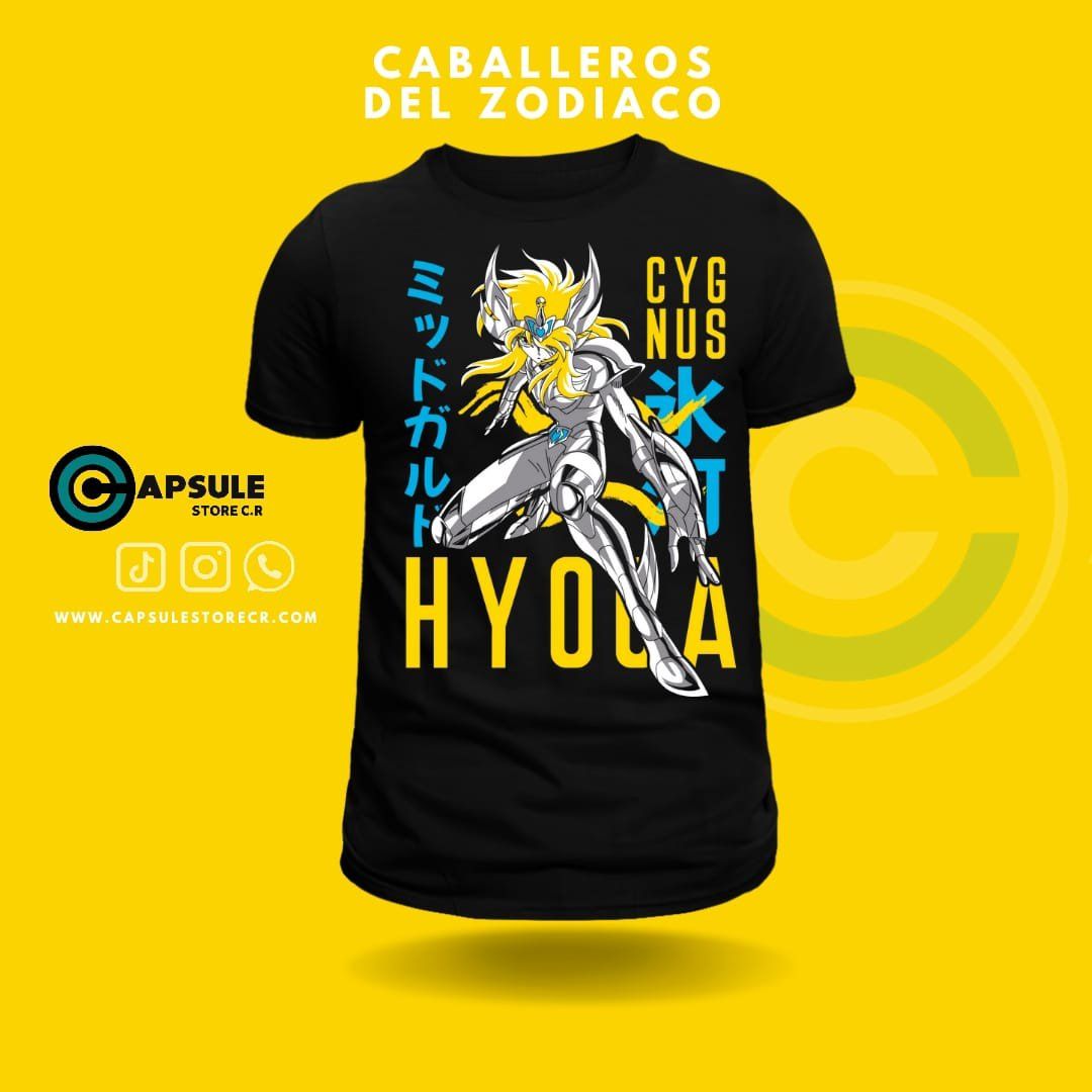CAMISETA HYOGA-CABALLEROS DEL ZODIACO