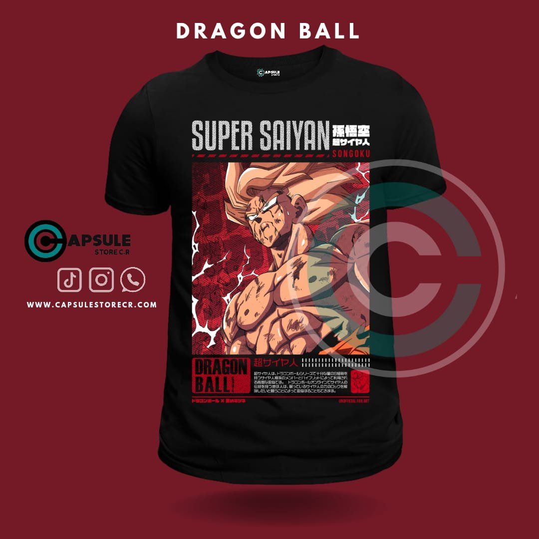 CAMISETA GOKU-DRAGON BALL