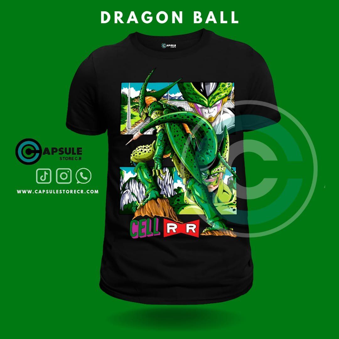 CAMISETA CELL-DRAGON BALL