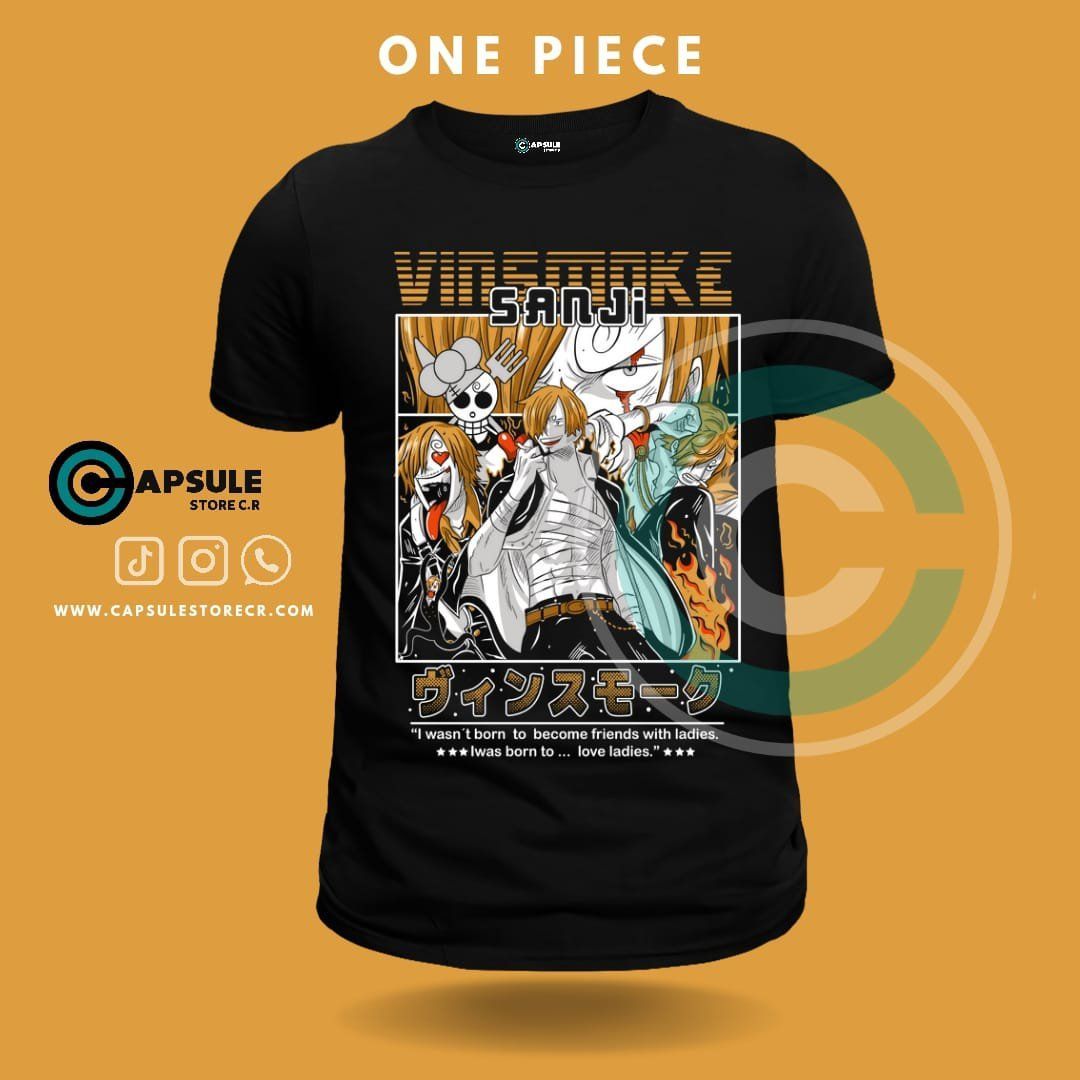 CAMISETA SANJI ONE PIECE