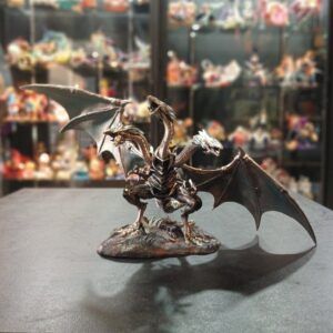 FIGURA DRAGON DE OJOS AZULES-25cm-PVC-HR