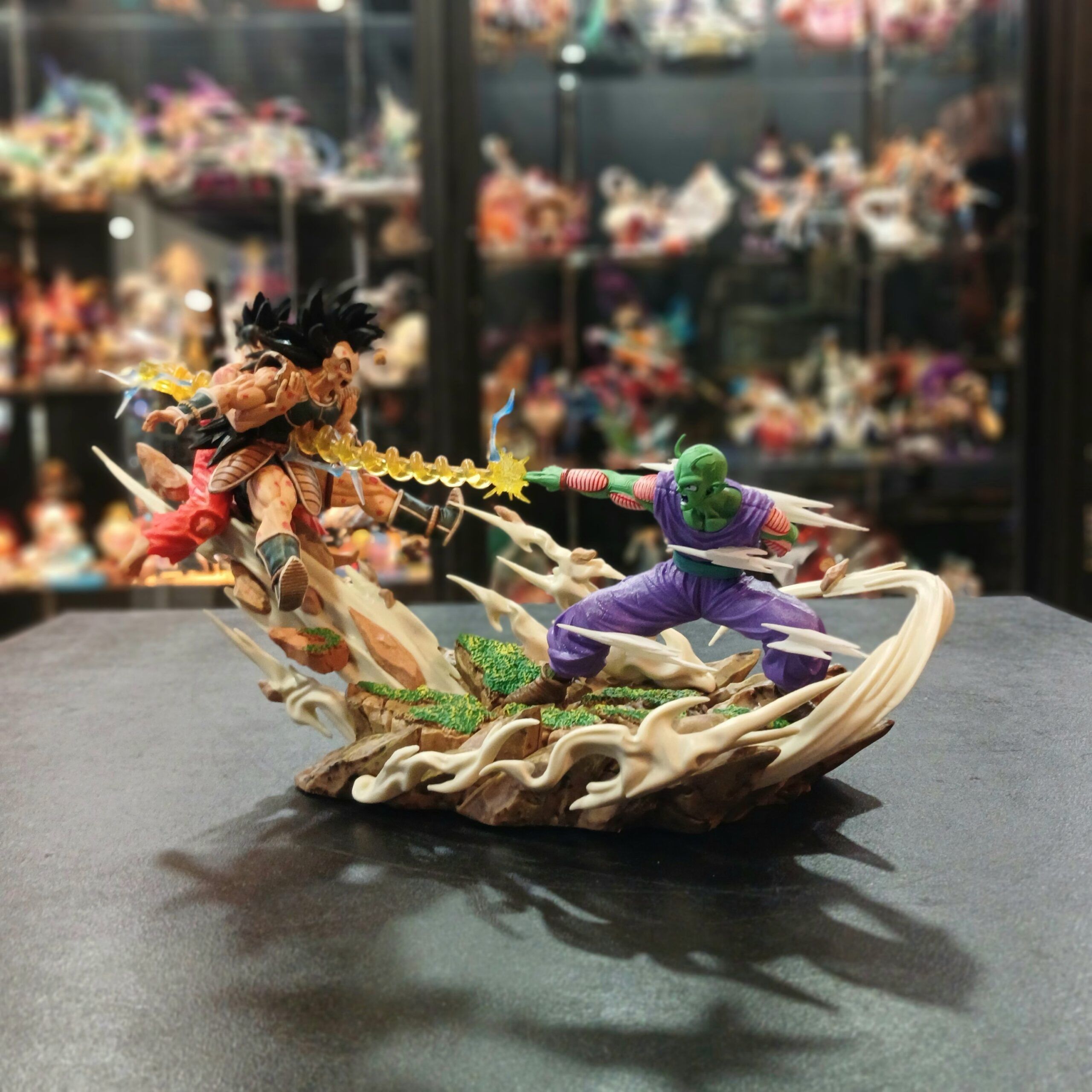 FIGURA DRAGON BALL-GOKU VS PICCOLO-20cm-PVC-HR