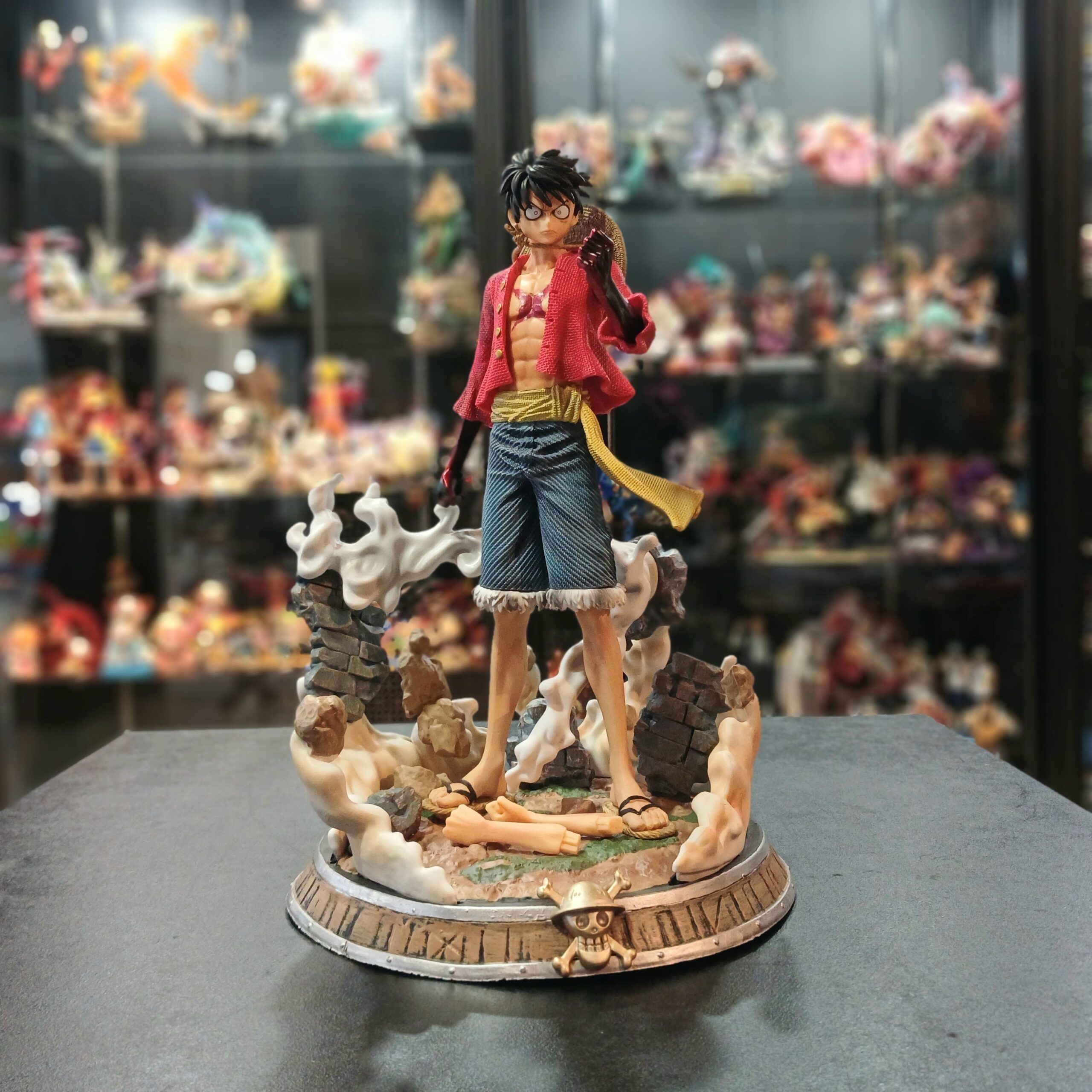 FIGURA ONE PIECE-LUFFY-37cm-PVC-HR