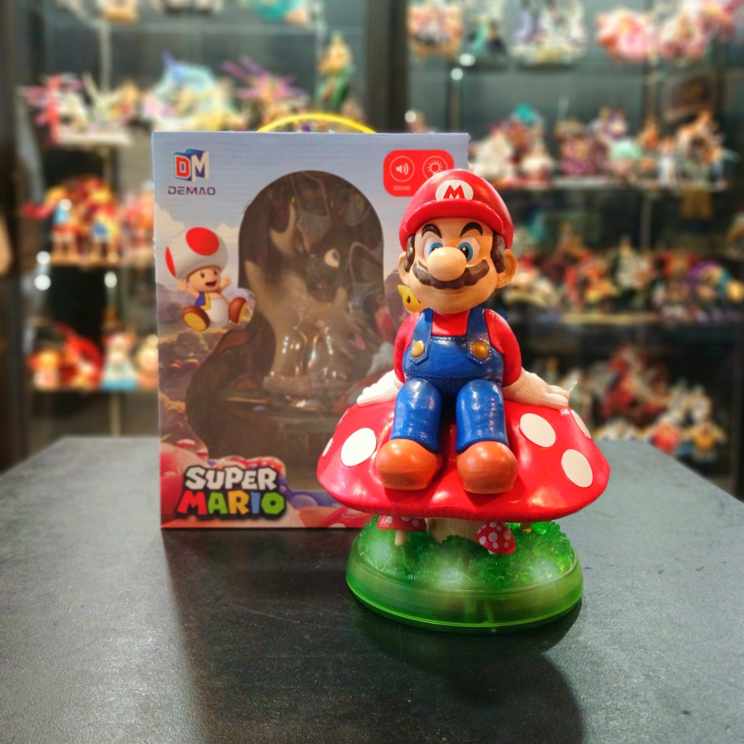 FIGURA SUPER MARIO BROS-25cm-PVC CON LUZ