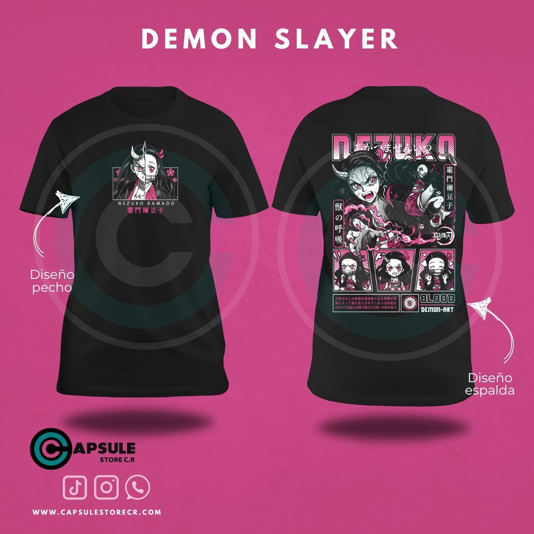 CAMISETA DEMON SLAYER-NEZUKO