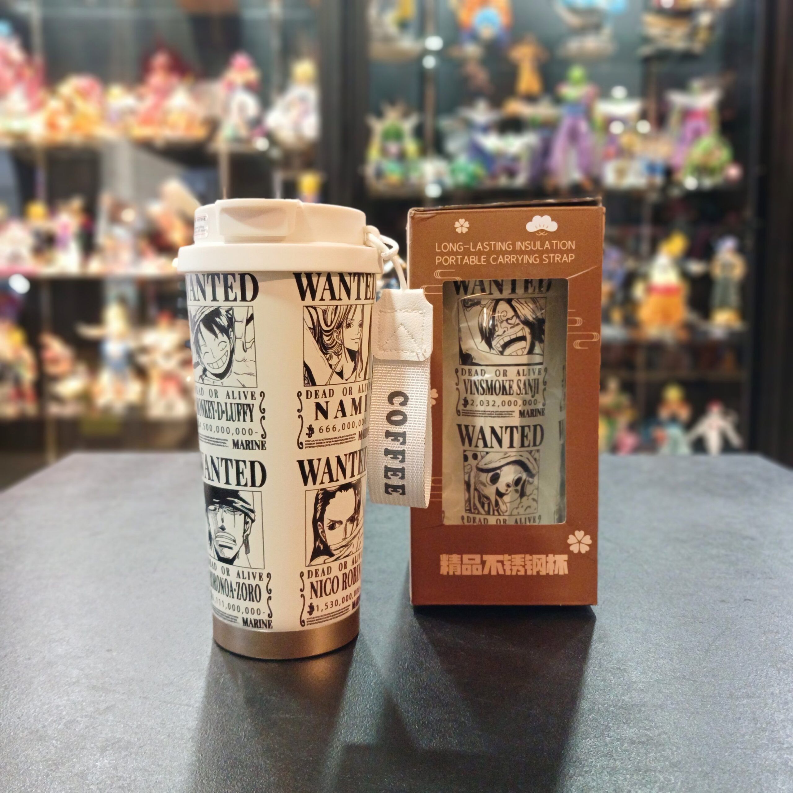 TAZA DE CAFÉ ONE PIECE CARTEL NEGRO-HR