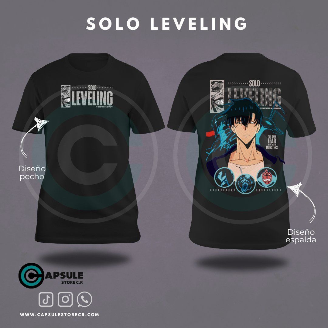 CAMISETA JINWOO SOLO LEVELING