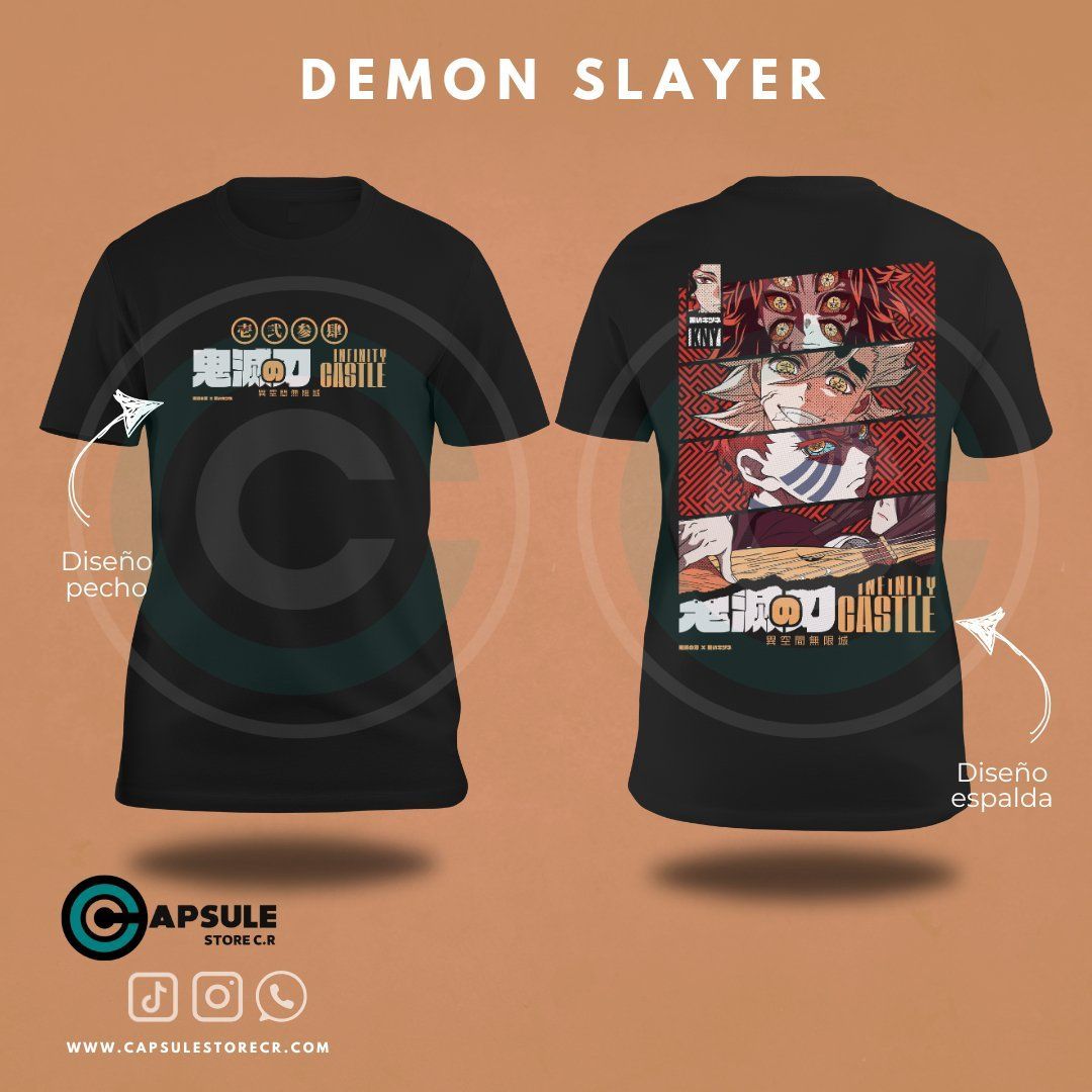 CAMISETA LUNAS DEMON SLAYER