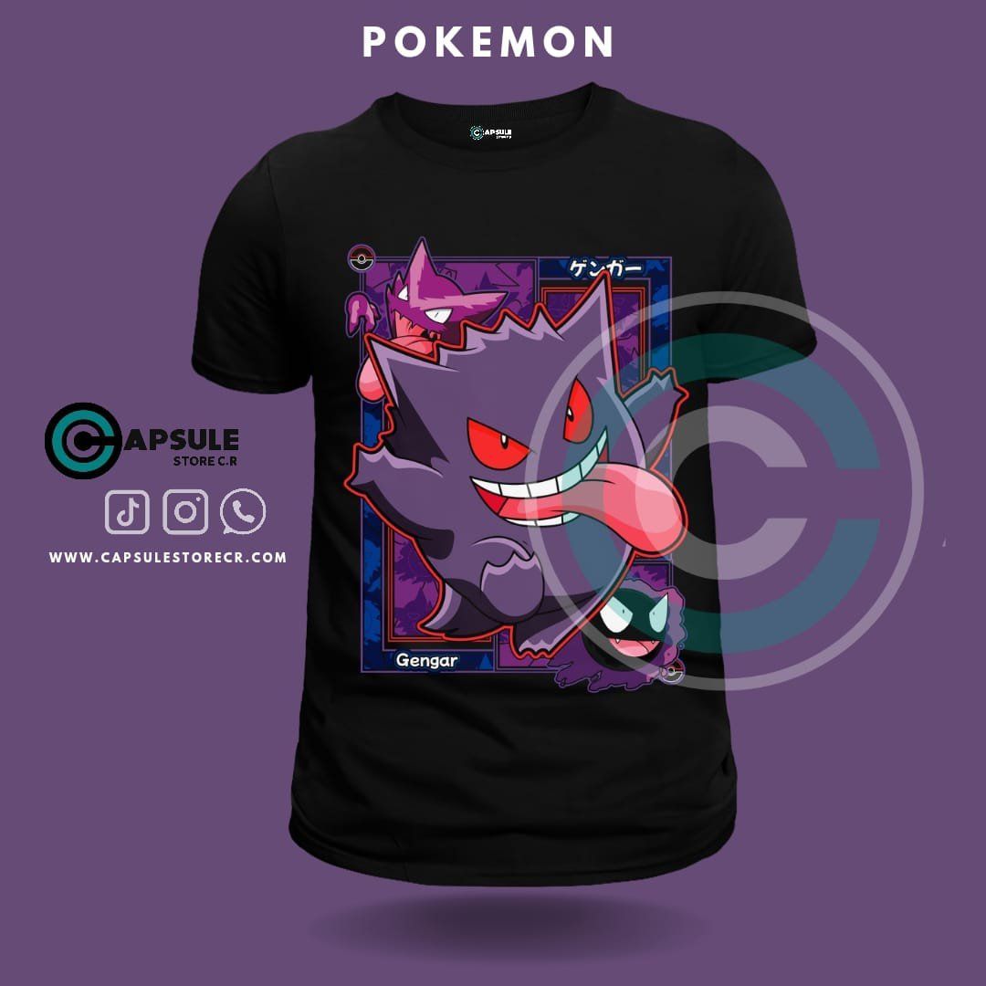 CAMISETA GENGAR-POKEMON