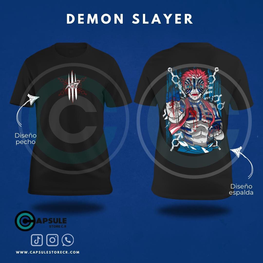 CAMISETA AKAZA-DEMON SLAYER