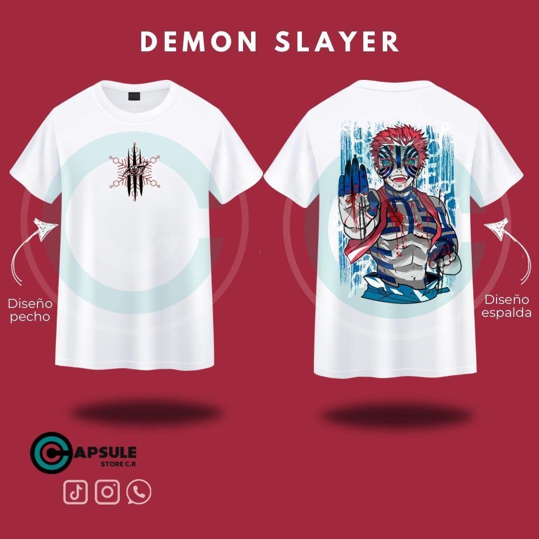 CAMISETA AKAZA-DEMON SLAYER