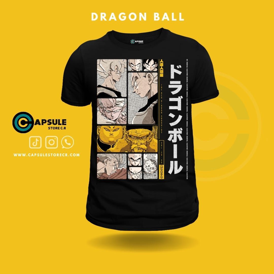 CAMISETA ANDROIDES DRAGON BALL