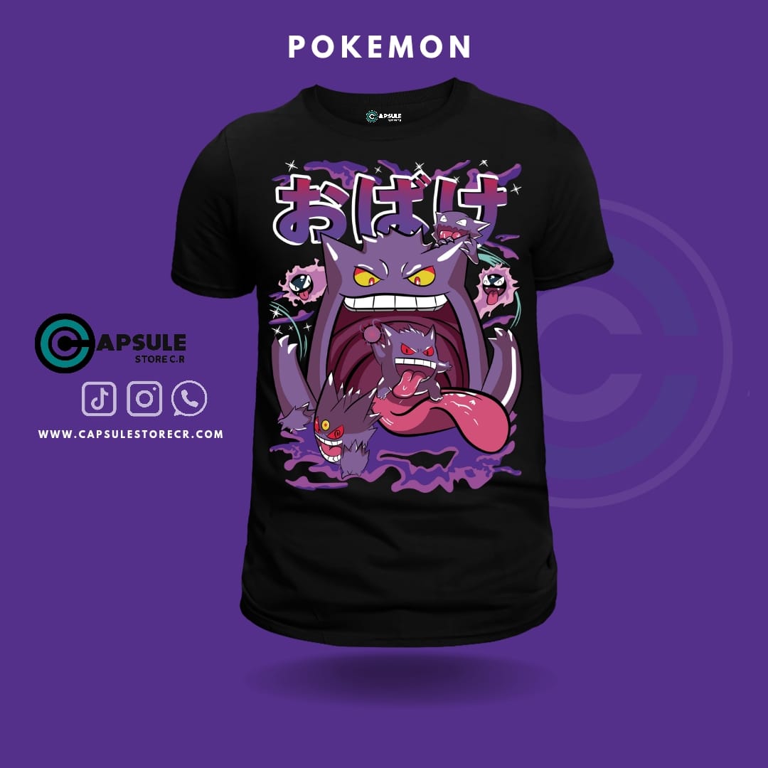 CAMISETA GENGAR-POKEMON