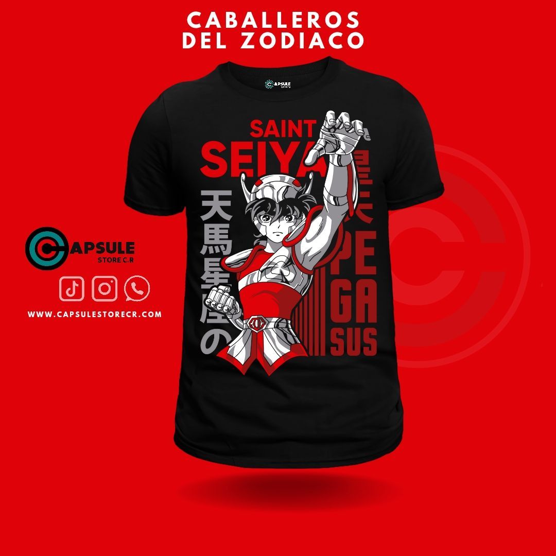 CAMISETA SAINT SEIYA-CABALLEROS DEL ZODIACO