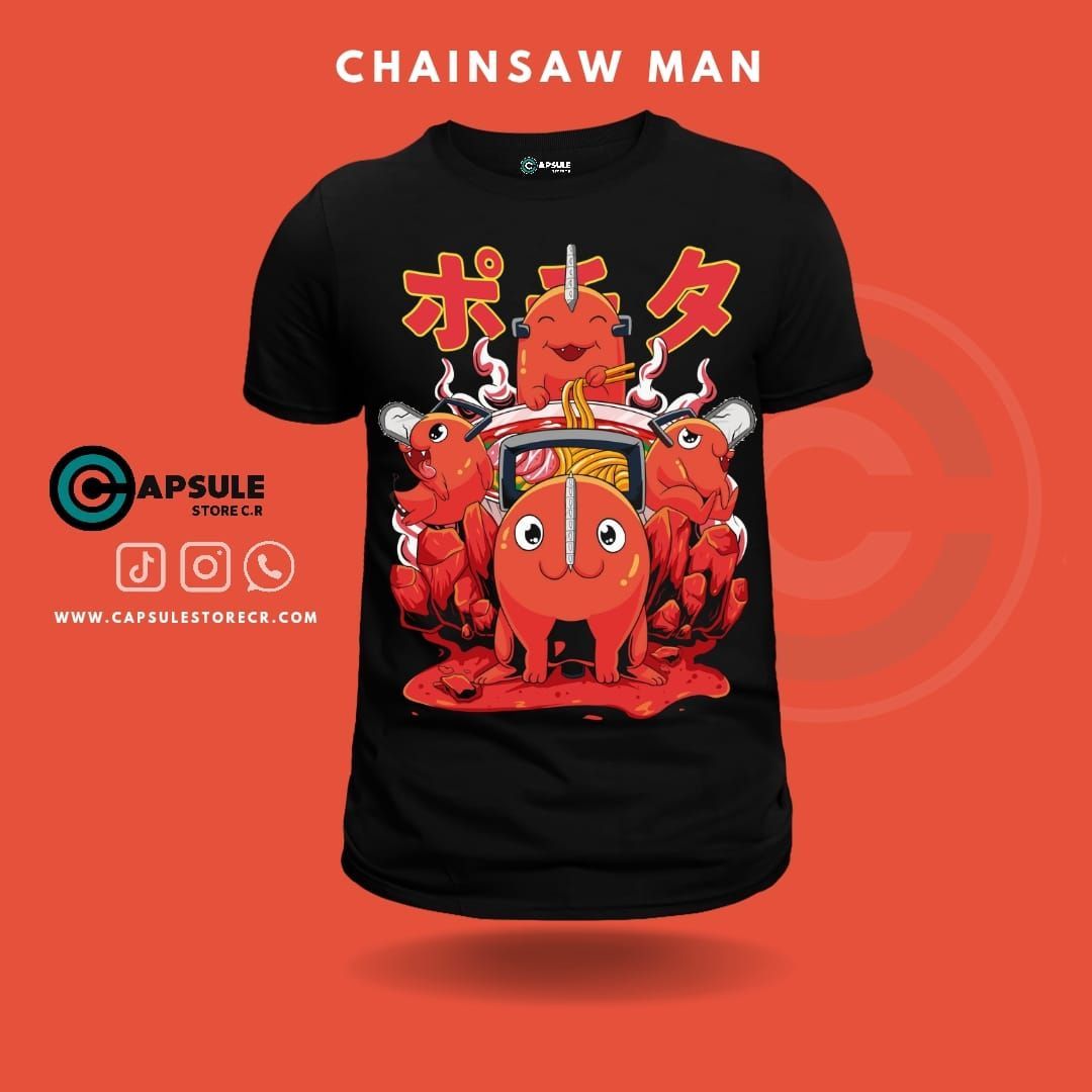 CAMISETA POCHITA-CHAINSAW MAN