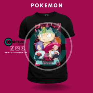 CAMISETA POKEMON-EQUIPO ROCKET-HR